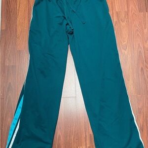 Danskin Now Teal 2 Pocket Elastic Waist Active Pants EUC